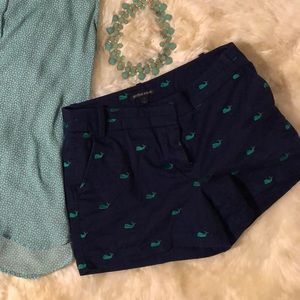Preppy navy blue shorts